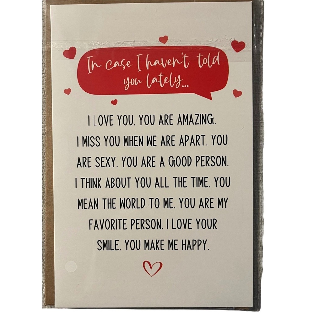 Romantic Card I‎ Love You Favorite Person Greeting Card Valentine Anniversary